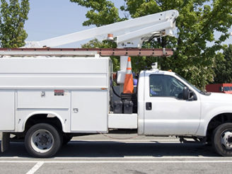 White Utility Truck - Resized for Industry Page